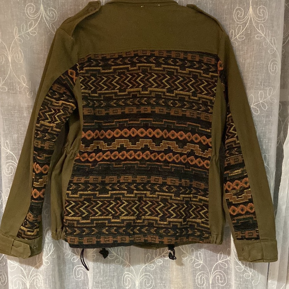 LUSH | Green Boho Jacket SZ S